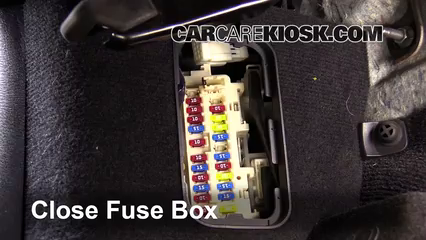 Interior Fuse Box Location: 2011-2013 Infiniti M37 - 2011 Infiniti M37